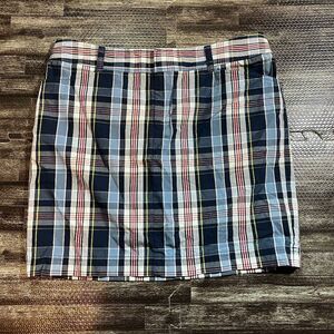 Chaps Women's Plaid 100% Cotton Pencil Skirt